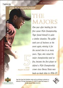 2002 Upper Deck Tiger Woods The Majors #TWM-24 Tiger Woods Back