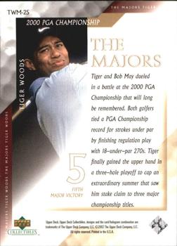 2002 Upper Deck Tiger Woods The Majors #TWM-25 Tiger Woods Back
