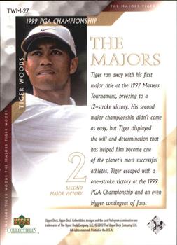 2002 Upper Deck Tiger Woods The Majors #TWM-27 Tiger Woods Back