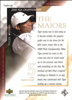 2002 Upper Deck Tiger Woods The Majors #TWM-29 Tiger Woods Back