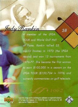 2003 Upper Deck #58 Judy Rankin Back