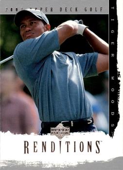 2003 Upper Deck Renditions #1 Tiger Woods Front