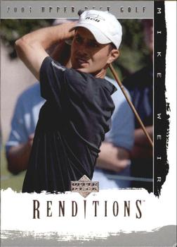 2003 Upper Deck Renditions #4 Mike Weir Front
