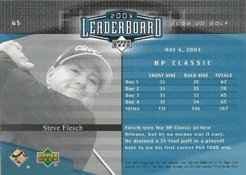 2004 Upper Deck #65 Steve Flesch Back