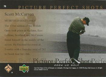 2004 Upper Deck #76 Scott McCarron Back