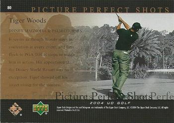 2004 Upper Deck #80 Tiger Woods Back