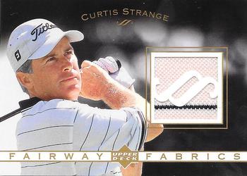 2003 Upper Deck - Fairway Fabrics #FF-CS Curtis Strange Front