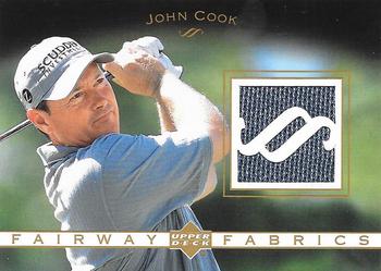 2003 Upper Deck - Fairway Fabrics #FF-JC John Cook Front