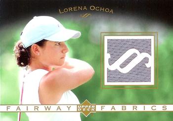2003 Upper Deck - Fairway Fabrics #FF-LO Lorena Ochoa Front