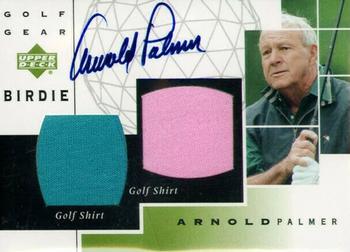 2003 Upper Deck - Golf Gear Birdie Autographs #GB-AP Arnold Palmer Front