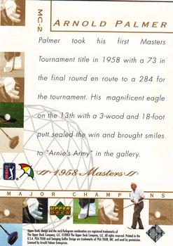 2003 Upper Deck - Major Champions #MC-2 Arnold Palmer Back