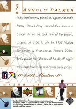 2003 Upper Deck - Major Champions #MC-5 Arnold Palmer Back