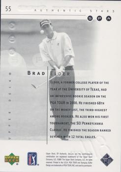 2001 SP Authentic #55 Brad Elder Back