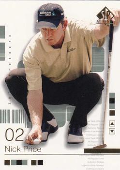 2002 SP Authentic #31SPA Nick Price Front