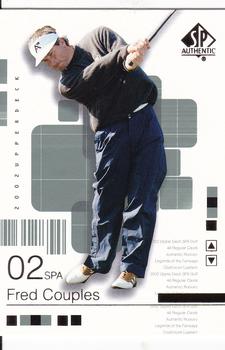 2002 SP Authentic #4SPA Fred Couples Front
