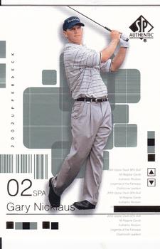 2002 SP Authentic #40SPA Gary Nicklaus Front