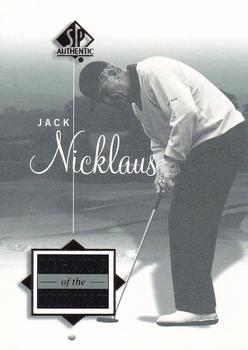 2002 SP Authentic #51SPA Jack Nicklaus Front