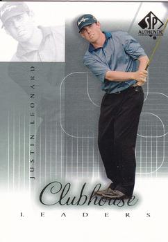 2002 SP Authentic #62SPA Justin Leonard Front