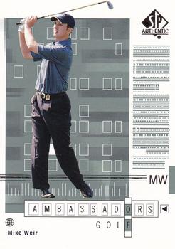 2002 SP Authentic #72SPA Mike Weir Front