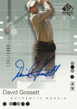 2002 SP Authentic #103 David Gossett Front