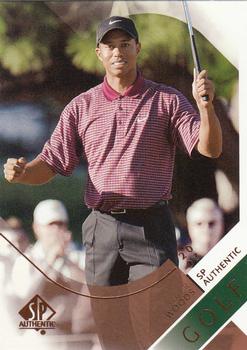 2003 SP Authentic #1SPA Tiger Woods Front