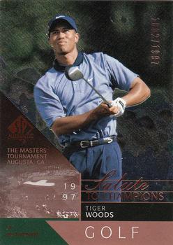 2003 SP Authentic #91 Tiger Woods Front