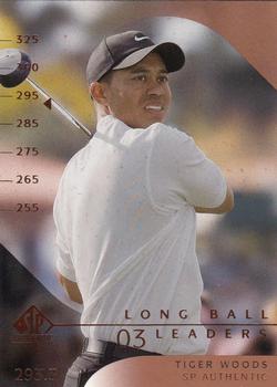 2003 SP Authentic #53SPA Tiger Woods Front