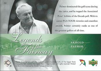 2004 SP Authentic #39 Arnold Palmer Back