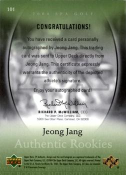 2004 SP Authentic #101 Jeong Jang Back