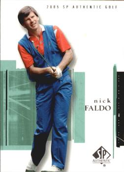 2005 SP Authentic #4 Nick Faldo Front