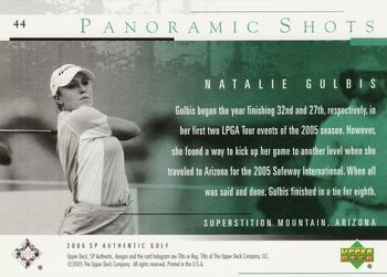 2005 SP Authentic #44 Natalie Gulbis Back