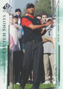 2005 SP Authentic #58 Tiger Woods Front