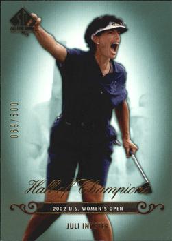 2005 SP Authentic #64 Juli Inkster Front