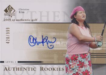 2005 SP Authentic #101 Christina Kim Front