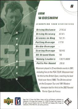 2002 SP Game Used #8 Ian Woosnam Back