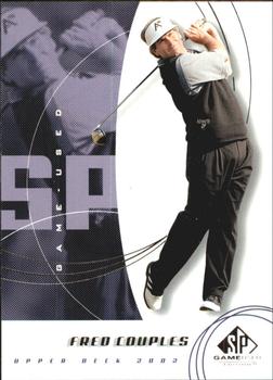 2002 SP Game Used #9 Fred Couples Front