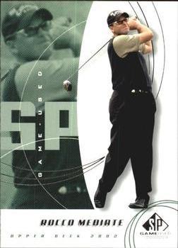 2002 SP Game Used #35 Rocco Mediate Front