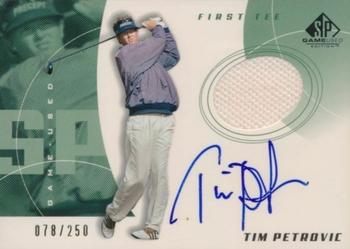 2002 SP Game Used #82 Tim Petrovic Front