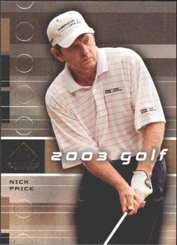 2003 SP Game Used #5 Nick Price Front