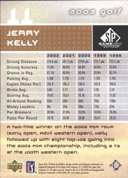 2003 SP Game Used #11 Jerry Kelly Back