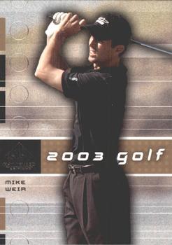 2003 SP Game Used #14 Mike Weir Front