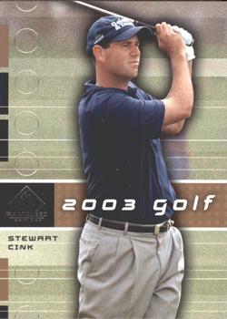 2003 SP Game Used #18 Stewart Cink Front