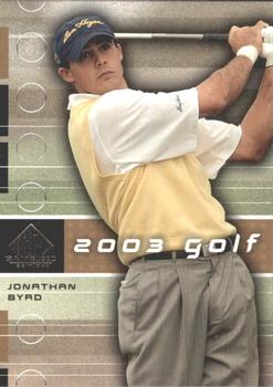 2003 SP Game Used #21 Jonathan Byrd Front