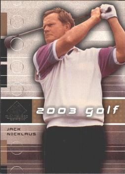 2003 SP Game Used #33 Jack Nicklaus Front
