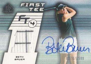 2003 SP Game Used #76 Beth Bauer Front