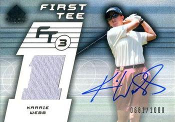 2003 SP Game Used #79 Karrie Webb Front