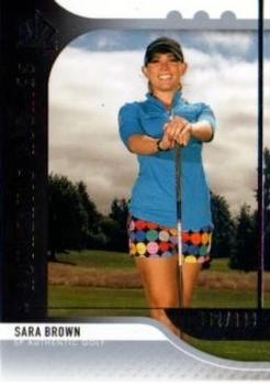 2012 SP Authentic #84 Sara Brown Front
