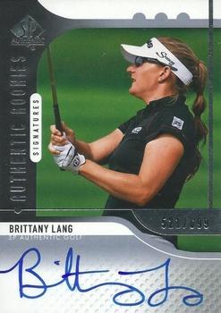 2012 SP Authentic #101 Brittany Lang Front