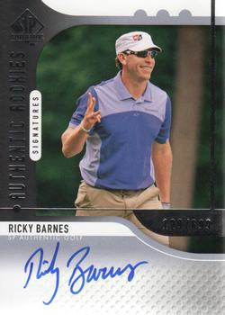 2012 SP Authentic #107 Ricky Barnes Front
