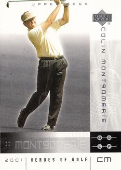 2001 Upper Deck - Heroes of Golf National Convention Promos #5CM Colin Montgomerie Front